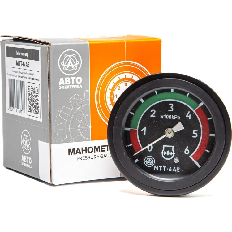 Манометр АВТОЭЛЕКТРИКА МТТ-6 АЕ 06.1295