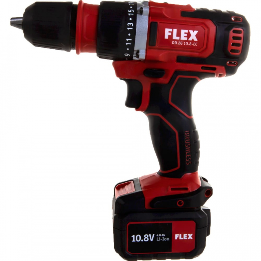 Беспроводная дрель-шуруповерт FLEX DD 2G 10.8-EC/4.0 Set