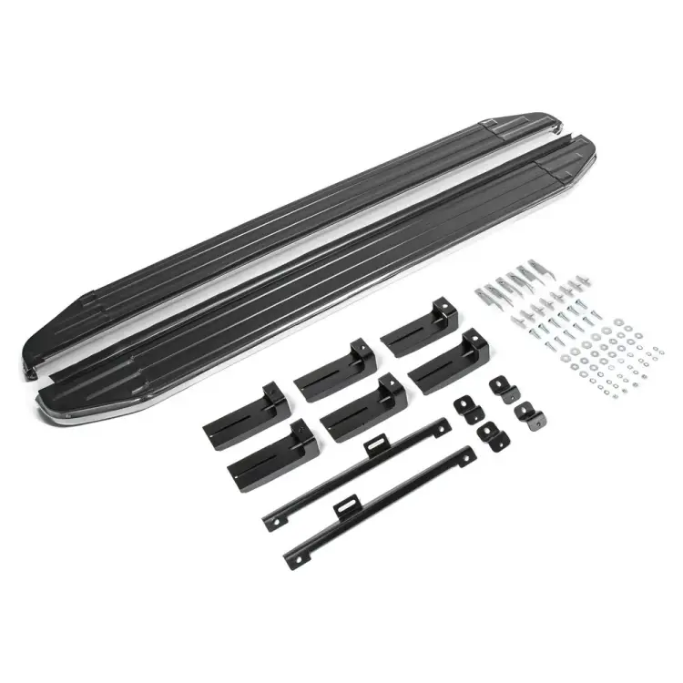 Алюминиевые пороги для Skoda Kodiaq II 2017-н.в., 180 см Rival Premium A180ALP.5102.2