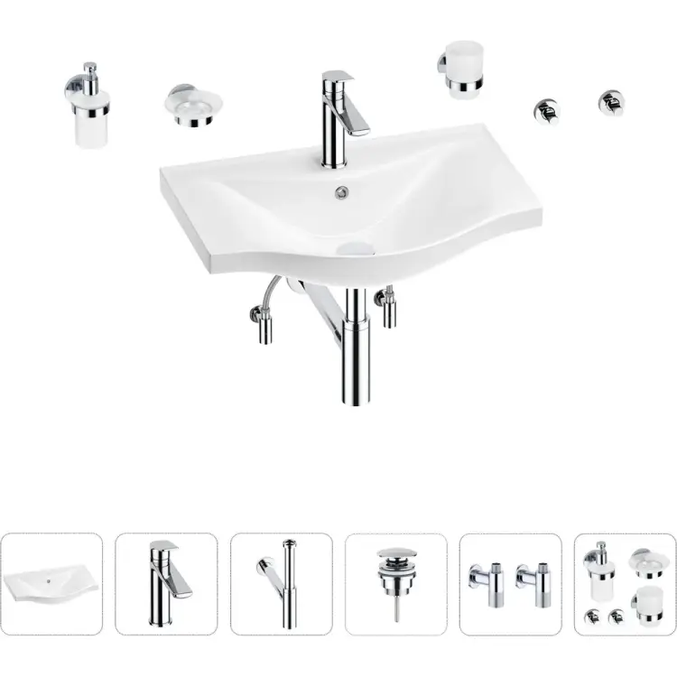 Раковина для ванной Wellsee Bisou 201007281