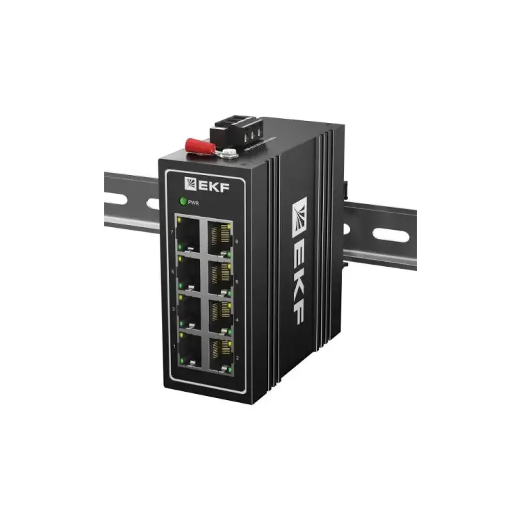 Промышленный неуправляемый коммутатор EKF U-8T TSX-U-8T Промышленный неуправляемый коммутатор EKF U-8T TSX-U-8T