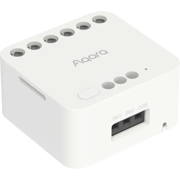 Универсальный двухканальный реле-модуль AQARA T2 DCM-K01 00-01021769
