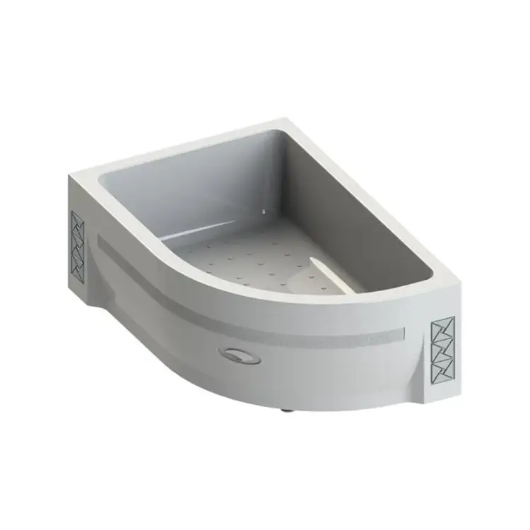 Высокий поддон к душевому углу Соул 2 Радомир 1-11-0-1-0-009