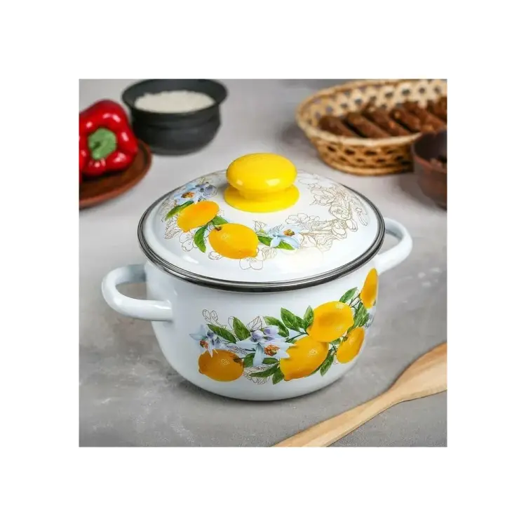 Сферическая кастрюля Сибирские товары Лимоны ПС5295 Сферическая кастрюля Сибирские товары Лимоны ПС5295