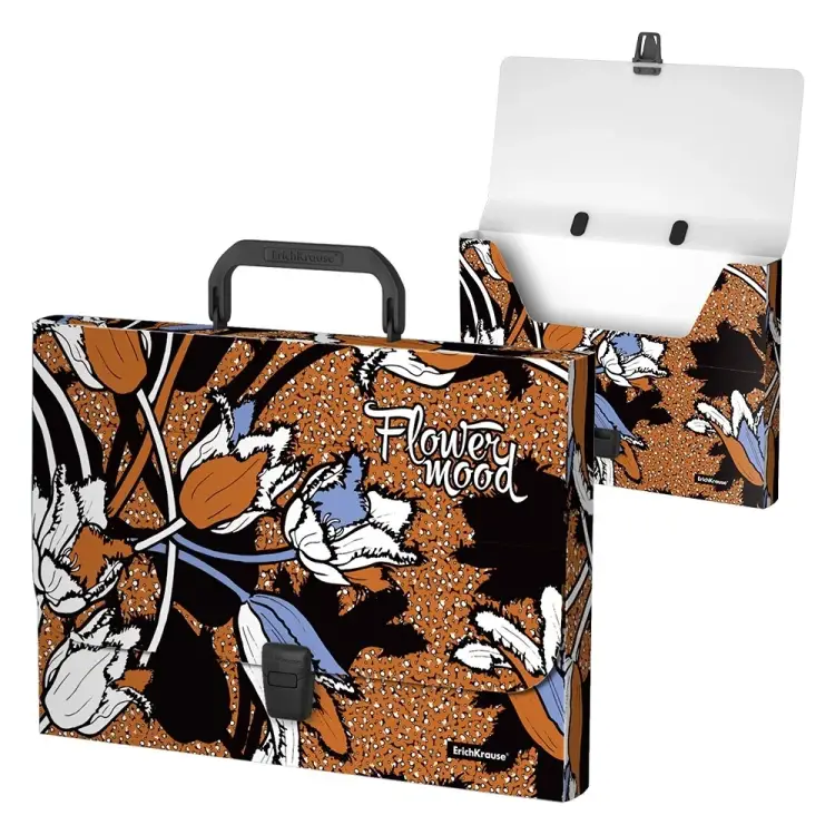 Пластиковый портфель ErichKrause Tulips 54102 Пластиковый портфель ErichKrause Tulips 54102