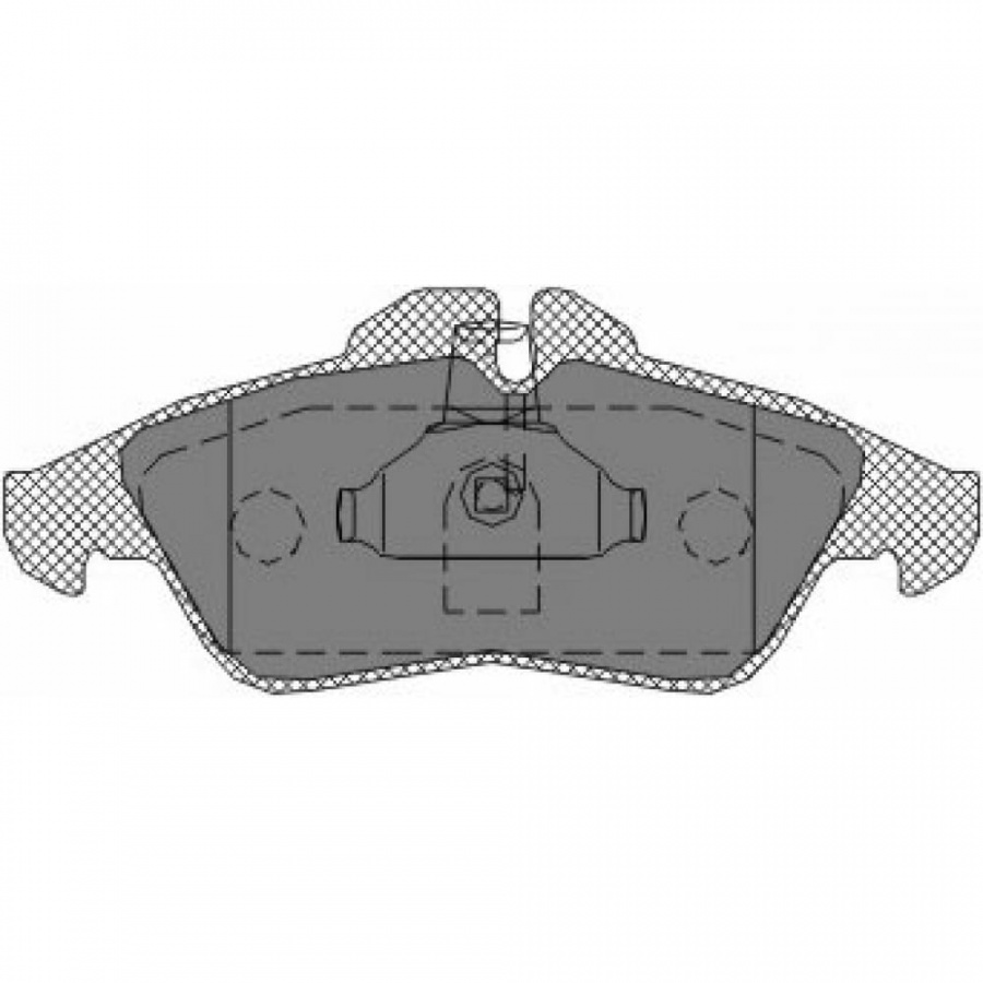 Тормозные колодки для MERCEDES-BENZ/VW SCT SP177