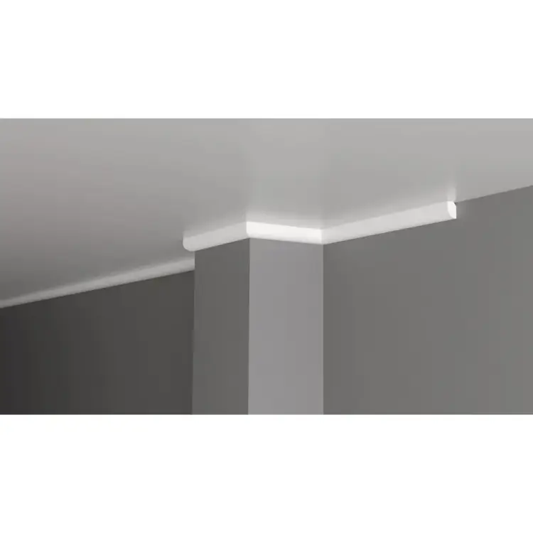 Ударопрочный влагостойкий потолочный карниз под покраску Decor-Dizayn DD02