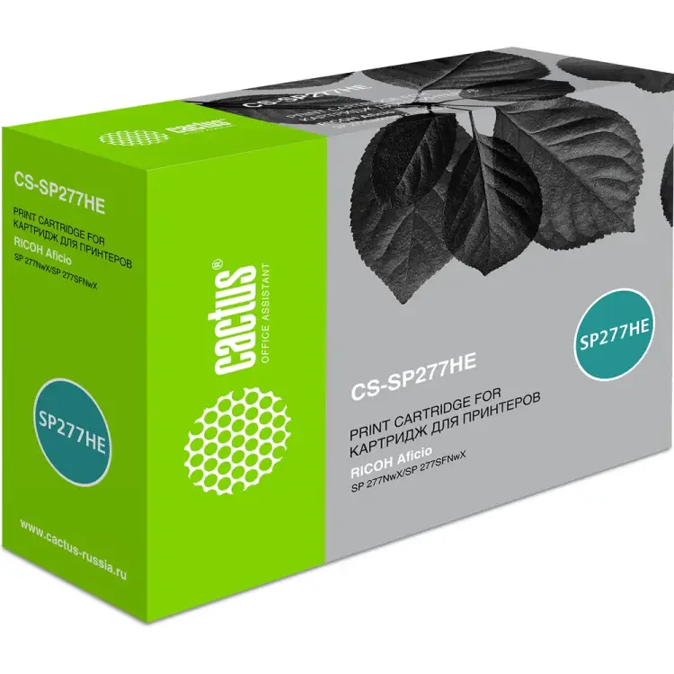 Лазерный картридж для ricoh aficio sp 277nwx/sp 277sfnwx Cactus 408160 489830