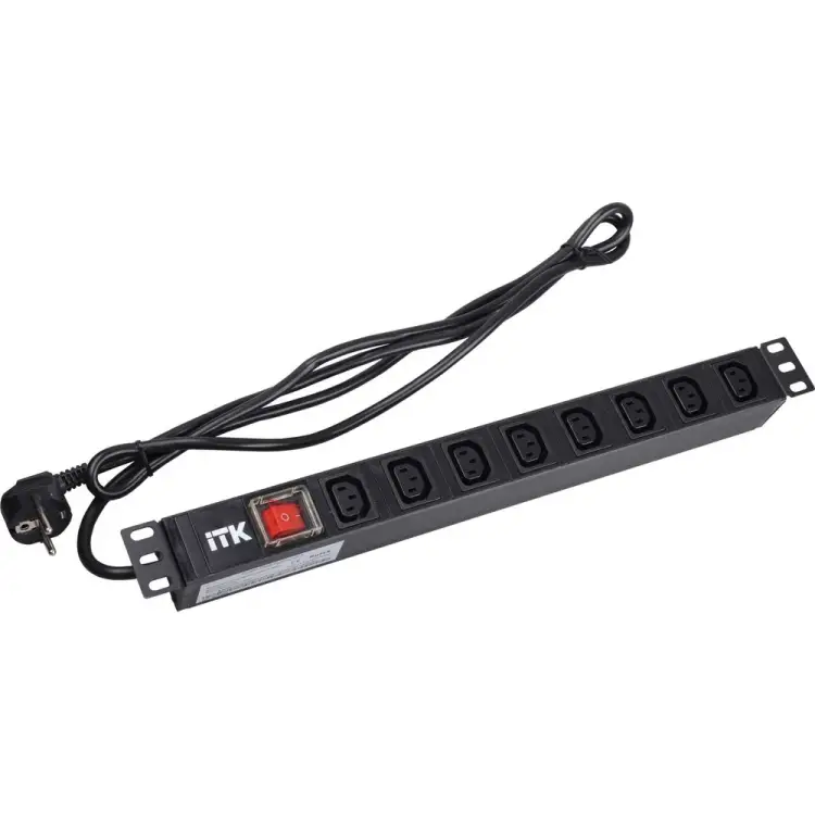 Розеточный блок IEK ITK PDU PH12-8C131