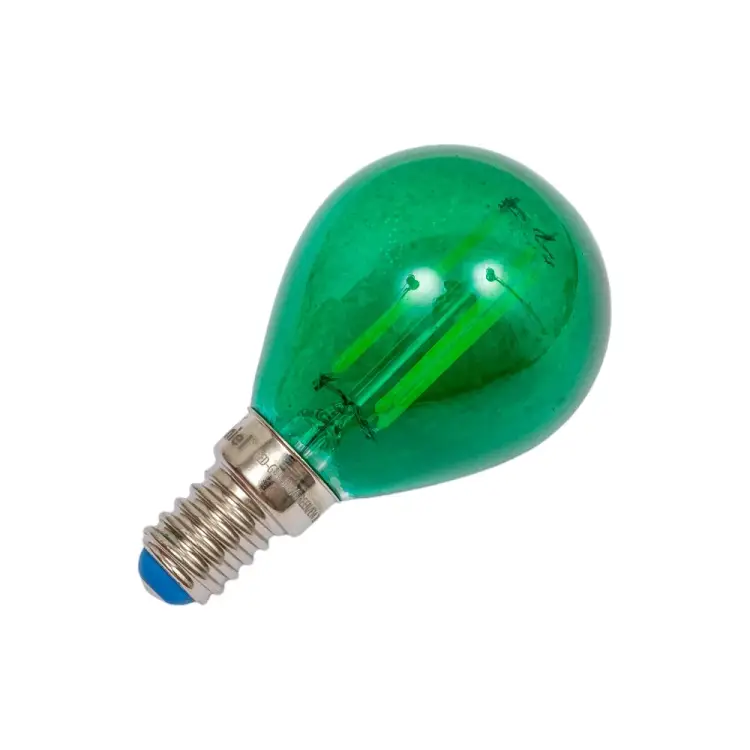 Светодиодная лампа Uniel LED-G45-5W/GREEN/E14 GLA02GR UL-00002987
