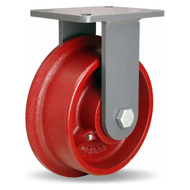 Чугунное одноребордное колесо "КубаньЛитМаш" SS-FI 200R