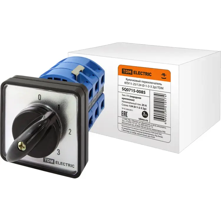 Переключатель TDM ELECTRIC КПУ11-25/1240-1-2-3 SQ0715-0085