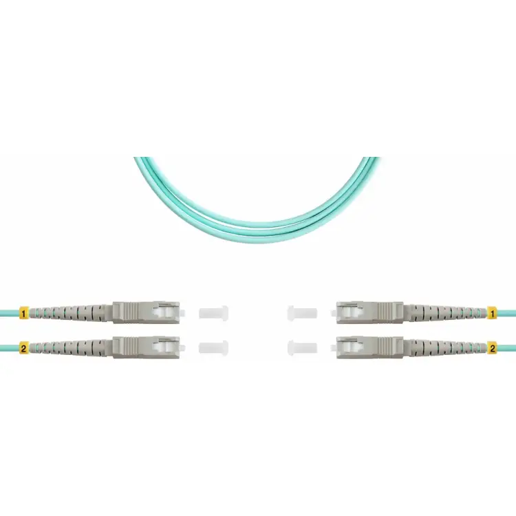 Оптический дуплексный патч-корд TopLan MM 50/125 DPC-TOP-OM3-SC/P-SC/P-15