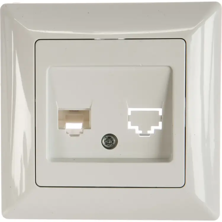 Телефонная розетка Intro Solo 430201 Б0043375