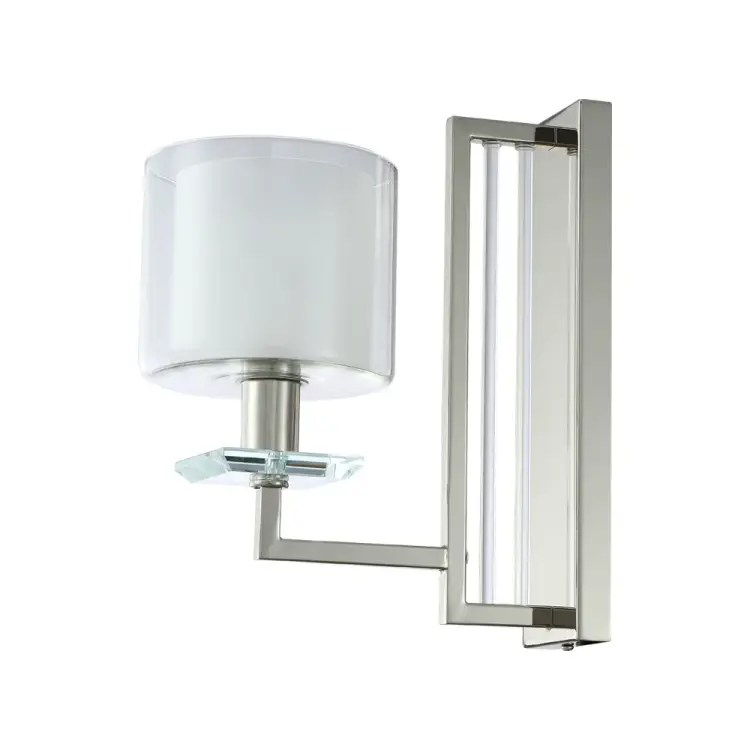Бра Crystal lux NICOLAS AP1 NICKEL/WHITE