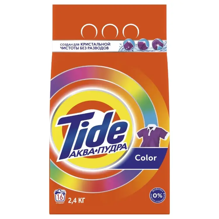 Стиральный порошок аквапудра для цветного белья TIDE Color 1230216