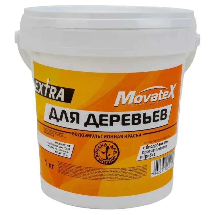 Водоэмульсионная краска для деревьев Movatex EXTRA Т21192