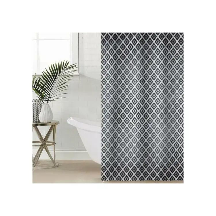 Штора для ванной Доляна Ромбы 5441232