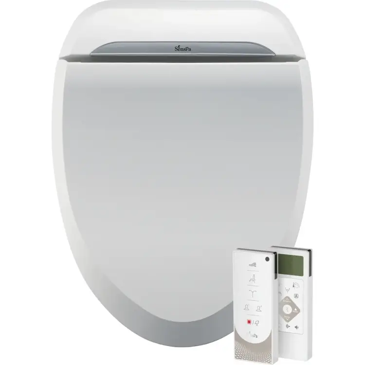 Короткая электронагревательная крышка для унитаза Senspa JK-1000RS GRAY