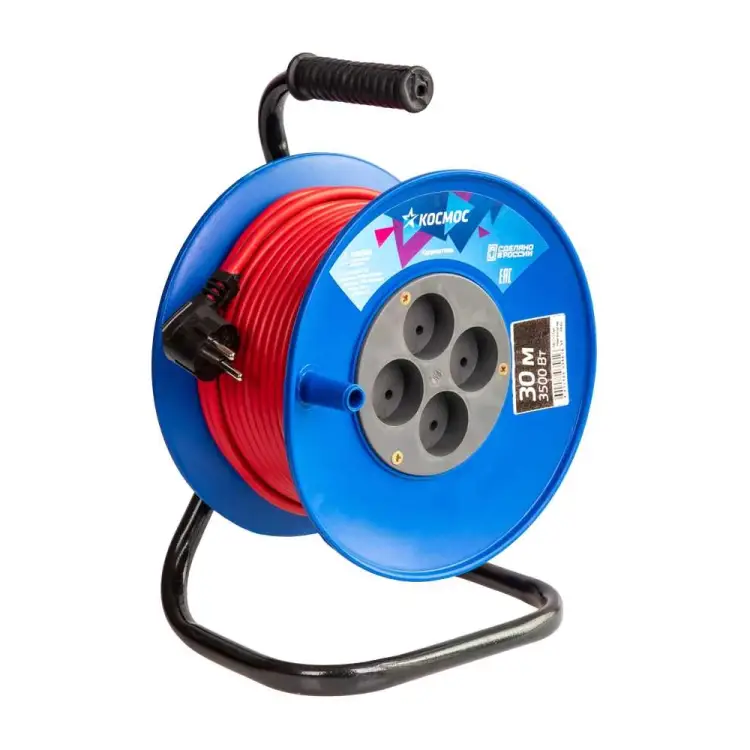 Удлинитель КОСМОС YKKsm30m-4g(16A)