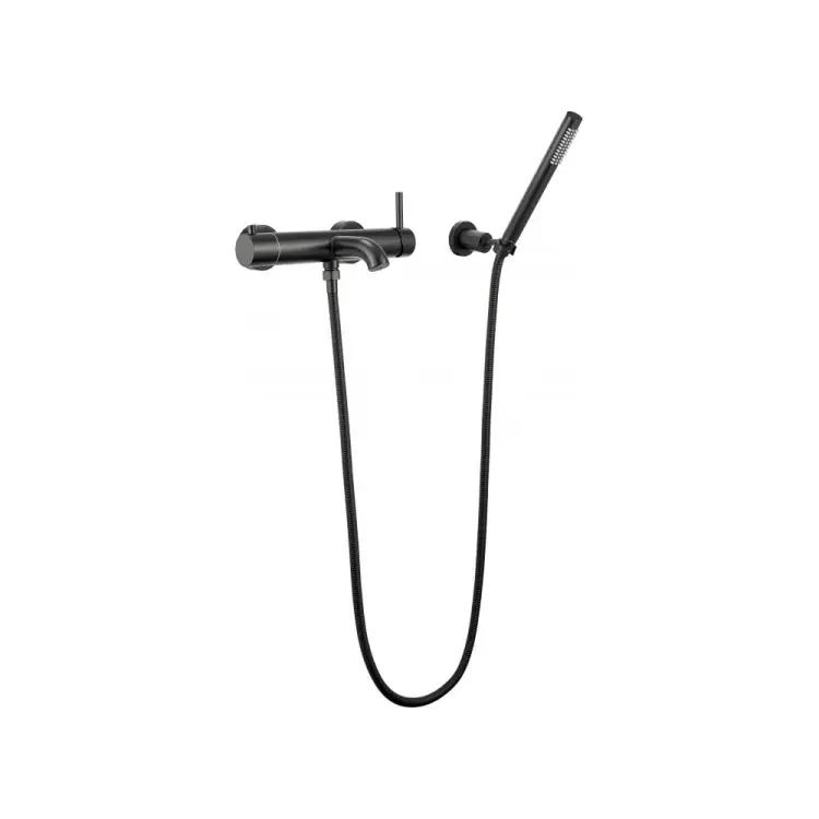 Гарнитур для душа MILACIO Ultra чёрный, матовый MCU.350.MB