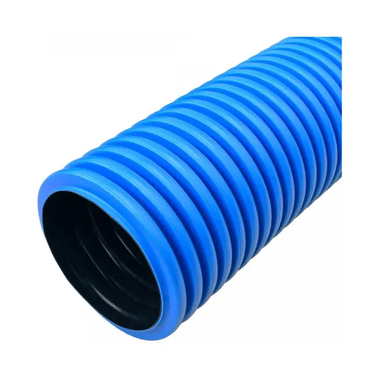 Двустенная жесткая гофрированная труба ПНД Промрукав тип 450 SN9 PR15.0072 Двустенная жесткая гофрированная труба ПНД Промрукав тип 450 SN9 PR15.0072