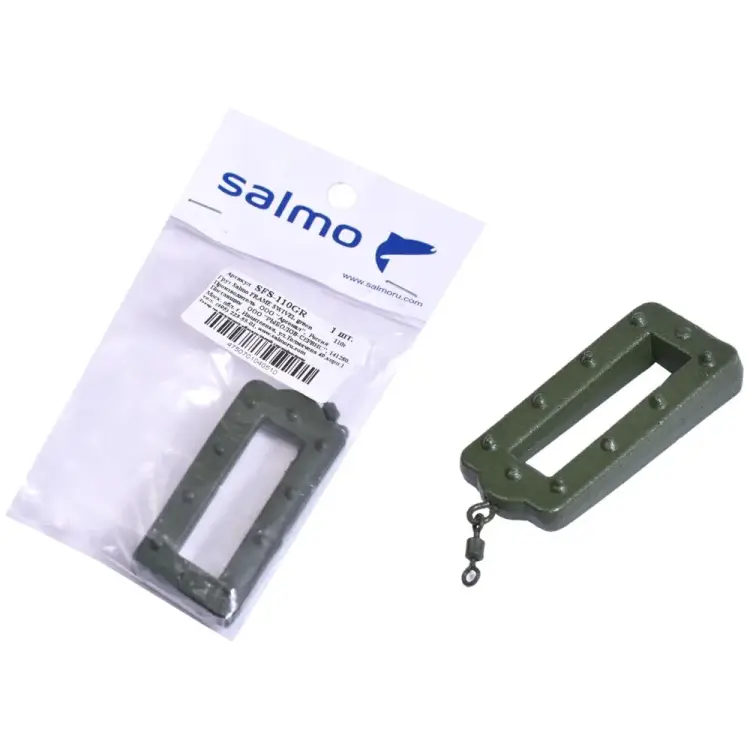 Груз Salmo FRAME SWIVEL green SFS-110GR