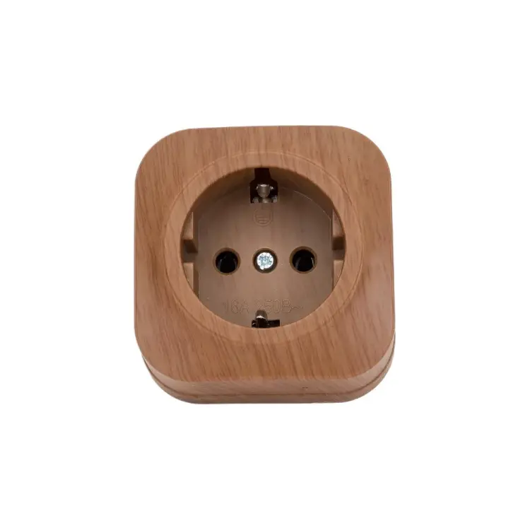 Одноместная розетка IEK GLORY РС20-3-ХД ERH11-K24-16