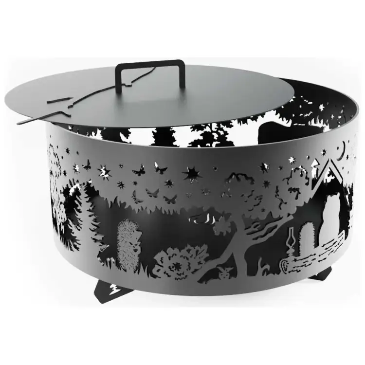 Костровая чаша Flamet Ежик в тумане ЧЕ-60-3