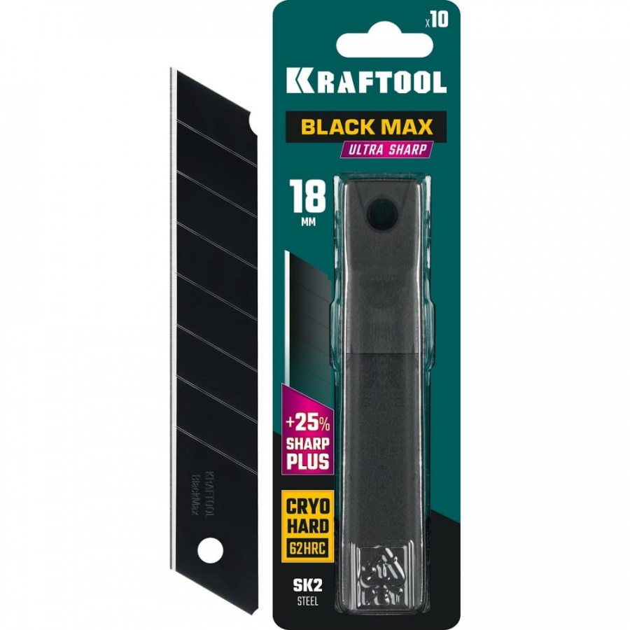 Сегментированные лезвия KRAFTOOL Black max