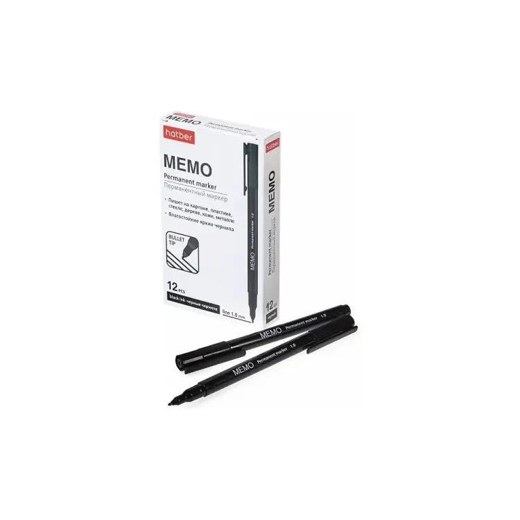 Перманентный маркер Hatber Memo 072612