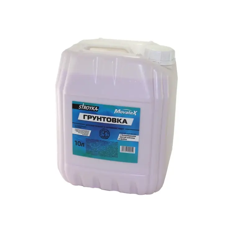 Грунт для наружных и внутренних работ Movatex Stroyka Т31708