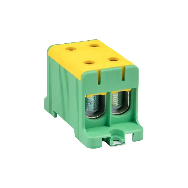 Двойная силовая вводная клемма EKF КСВ PROxima plc-kvs2-16-95-y-green