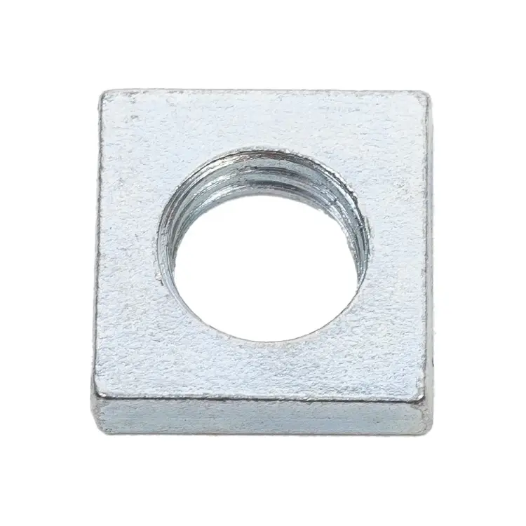 Оцинкованная квадратная гайка крепежная техника М10, DIN 562 150 шт. 497322 БК