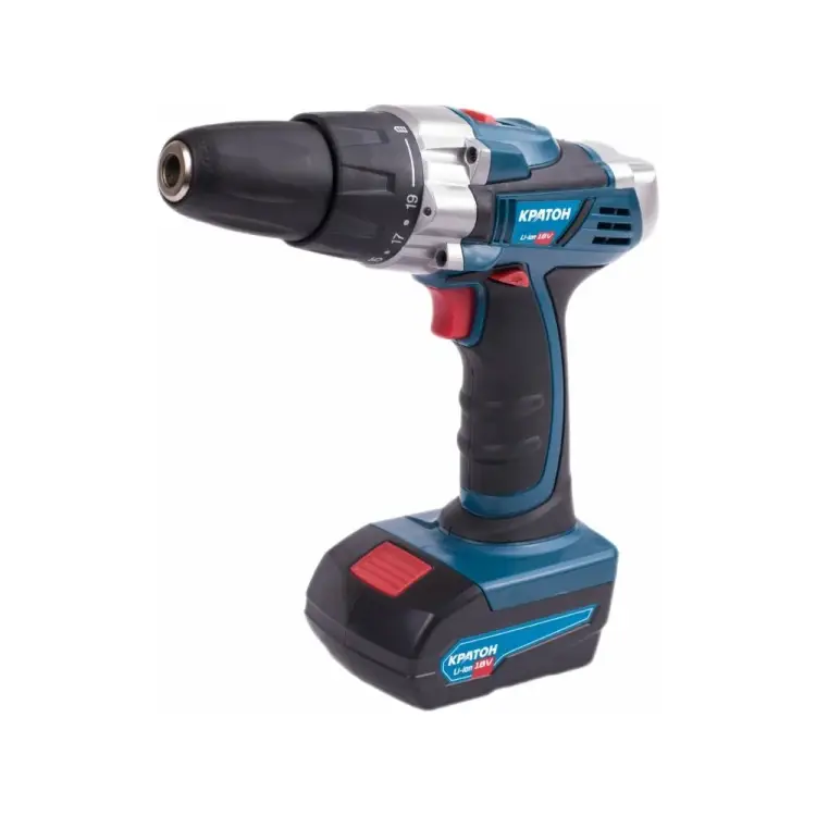 Аккумуляторная дрель-шуруповерт Кратон CDL-18-1-H 3 11 01 053 Аккумуляторная дрель-шуруповерт Кратон CDL-18-1-H 3 11 01 053