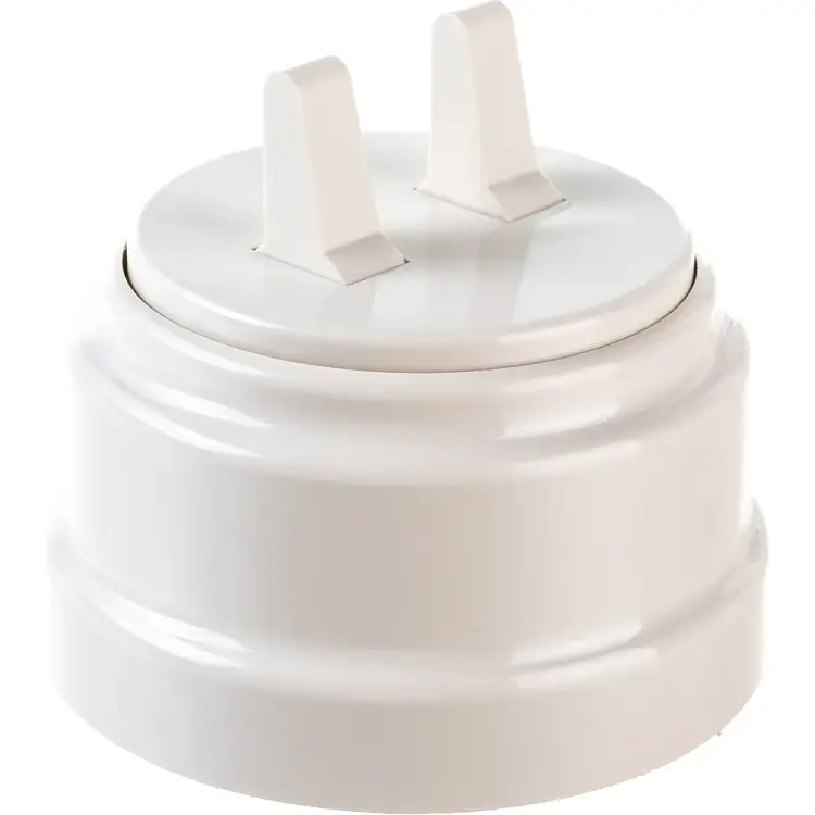 Двухклавишный тумблерный выключатель BYLECTRICA серия РЕТРО А510-2204 бежевый