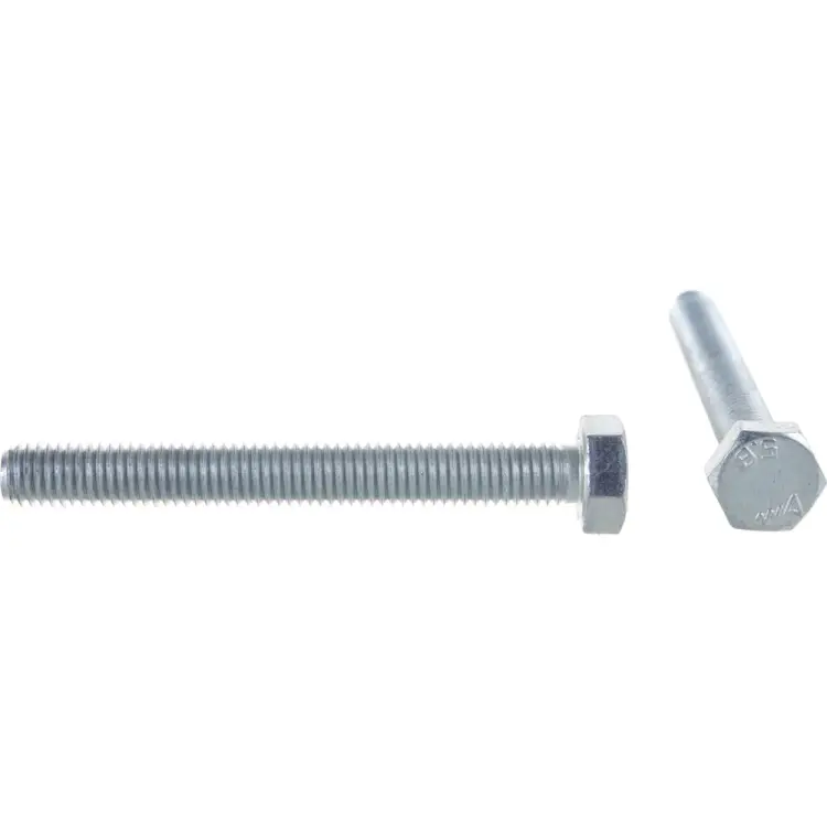 Оцинкованный болт Саморезик М8х70 DIN933 (50 шт.) DIN933/5.8-8х70-50