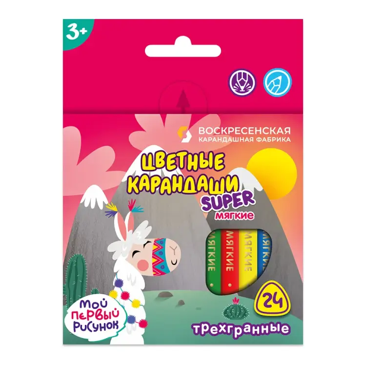 Набор цветных карандашей Воскресенская карандашная фабрика Лама 519696