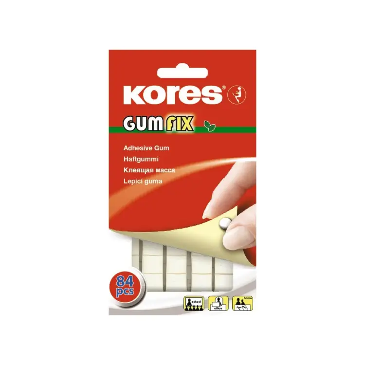 Удаляемая клейкая лента-масса Kores Gum Fix 81596