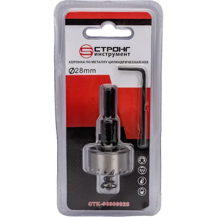 Стальная коронка по металлу Strong СТK-06300028 Стальная коронка по металлу Strong СТK-06300028