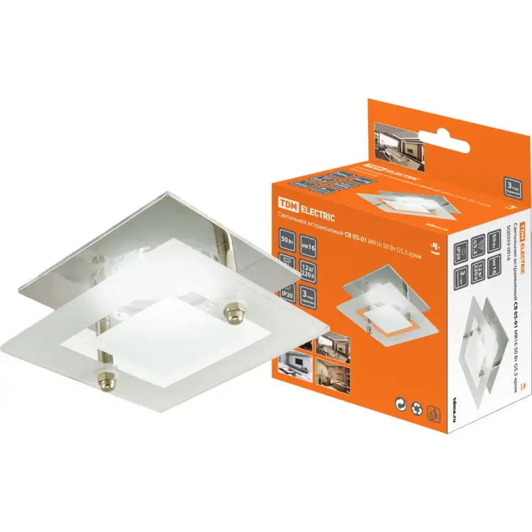 Встраиваемый светильник TDM ELECTRIC СВ 05-01 SQ0359-0016
