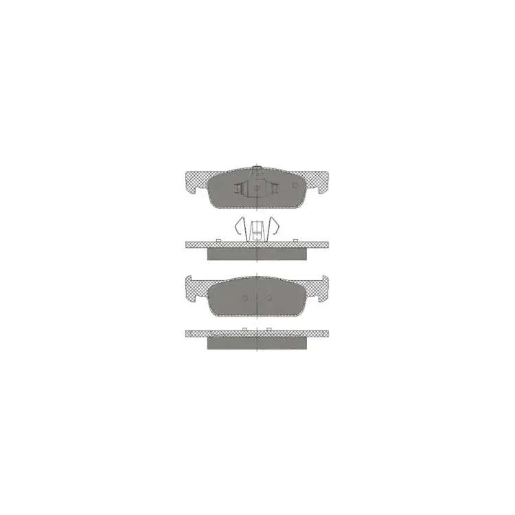Колодки тормозные SCT SP663
