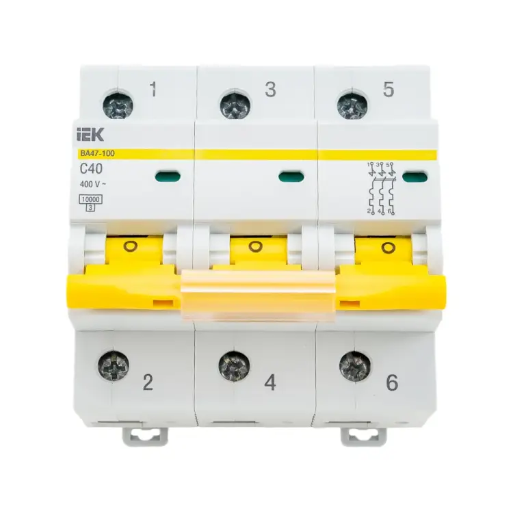 Модульный автоматический выключатель IEK ВА 47-100 MVA40-3-040-C