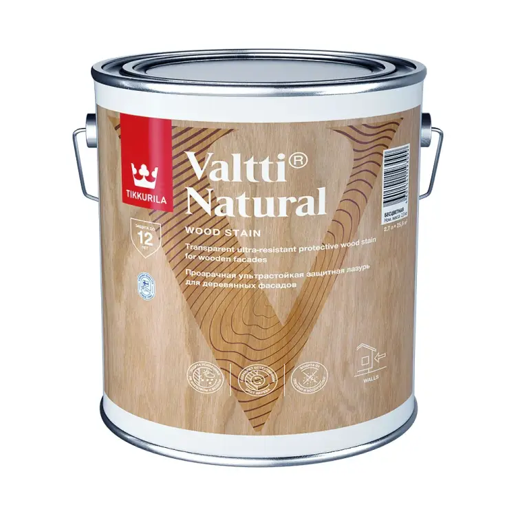 Ультрастойкая лазурь Tikkurila VALTTI NATURAL 700011548