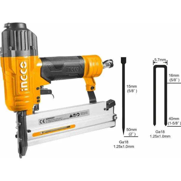 Пневматический степлер INGCO ACN50401