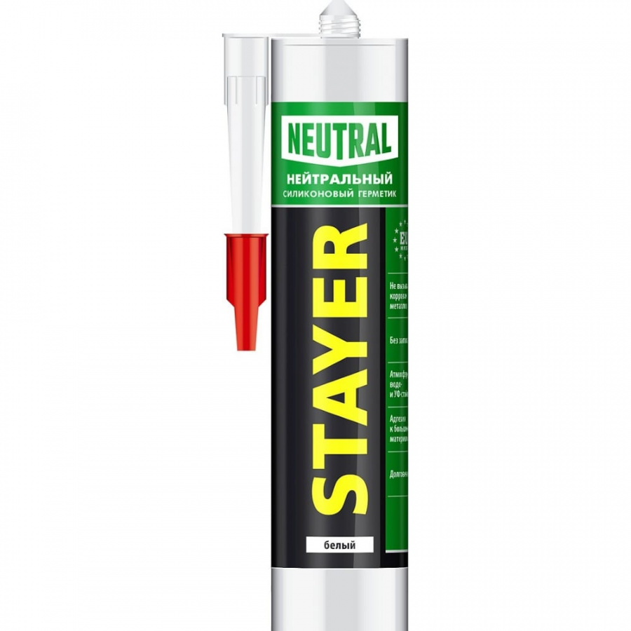 Нейтральный силиконовый герметик STAYER MASTER