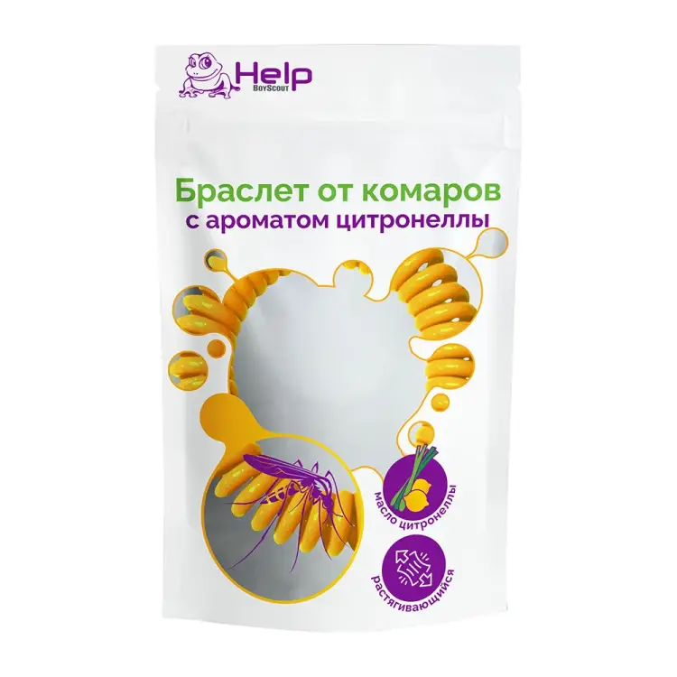 Браслет-спираль от комаров HELP 80338