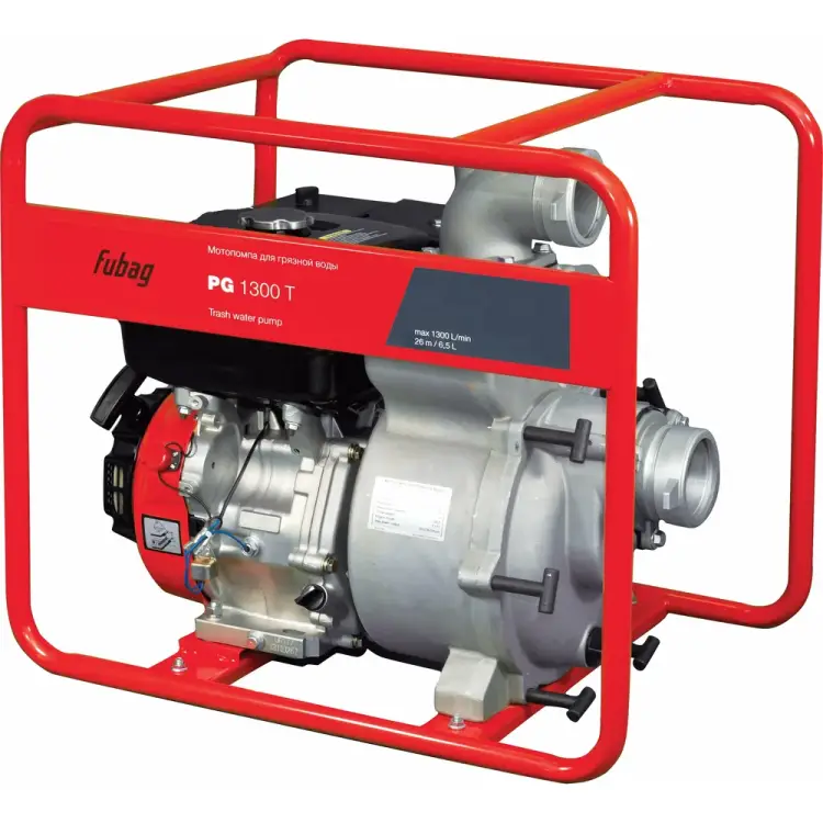Мотопомпа для сильнозагрязненной воды FUBAG PG1300T 838247