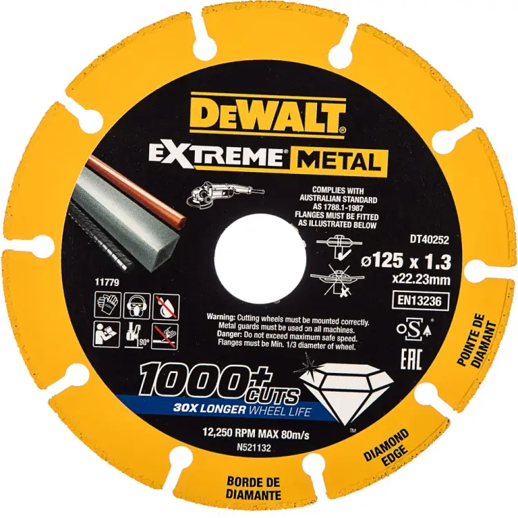 Отрезной алмазный диск по металлу Dewalt DT40252 Отрезной алмазный диск по металлу Dewalt DT40252