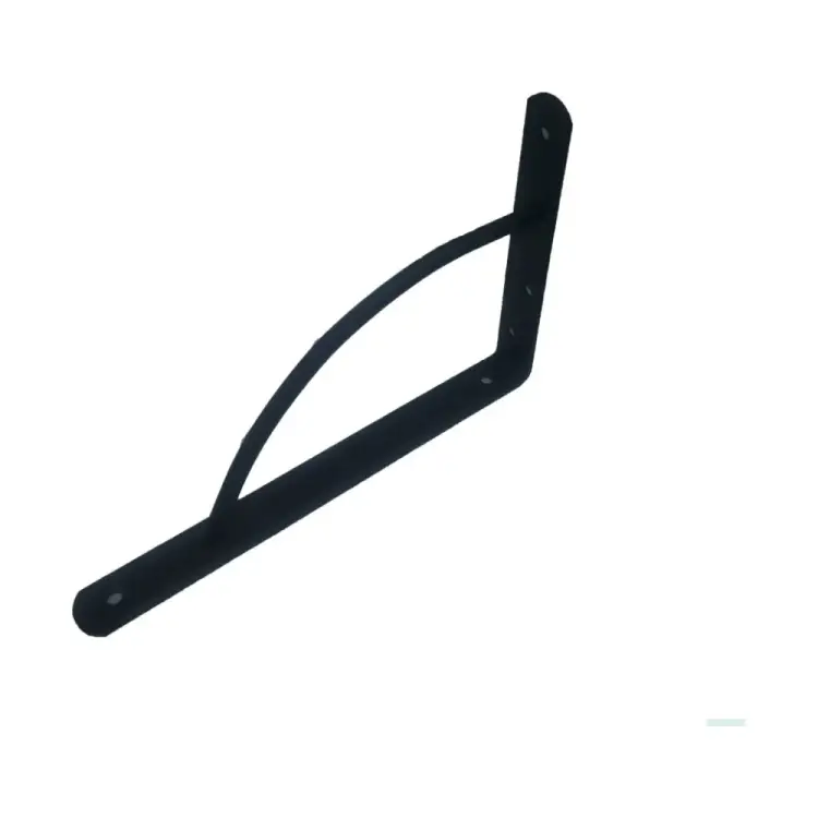 Выпуклый кронштейн для полок MFK-TORG 145х205мм черный SB-28 К-28-145х205